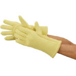 マックス　３００℃対応耐熱手袋　５本指　イエロー　３２ｃｍ＿