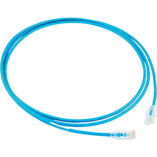 パンドウイット　カテゴリ６Ａ細径パッチコード　２ｍ　青＿