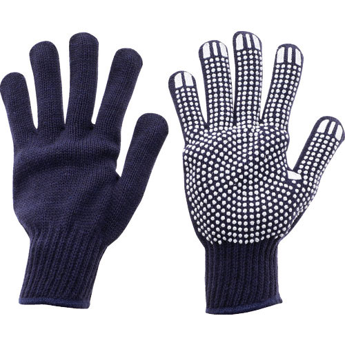 ＴＲＵＳＣＯ　カラーナイロンすべり止め付軍手　紺＿