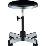 ノーリツ　作業用チェア　ビニールレザー　黒＿