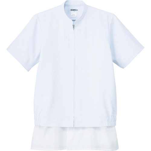 サンペックス　クールフリーデ男女兼用半袖ジャンパー　ホワイト　ＬＬ＿