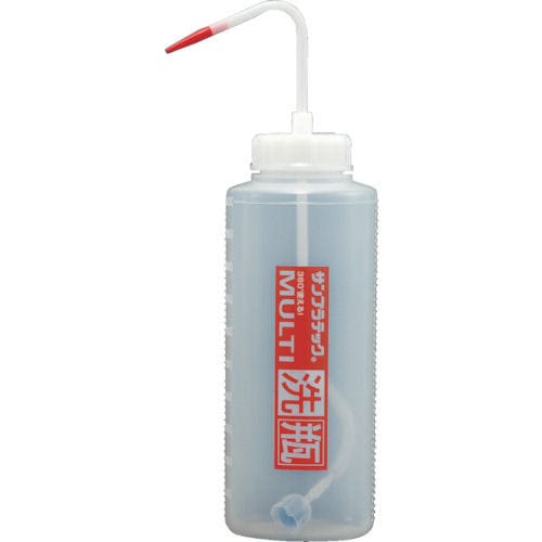 サンプラ　マルチ洗瓶　１Ｌ　赤＿