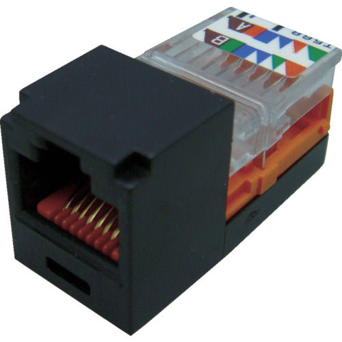 パンドウイット　カテゴリ５Ｅモジュラージャック　黒＿