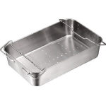 ＩＫＤ　抗菌　ストッパー付給食バット　運搬型穴明＿