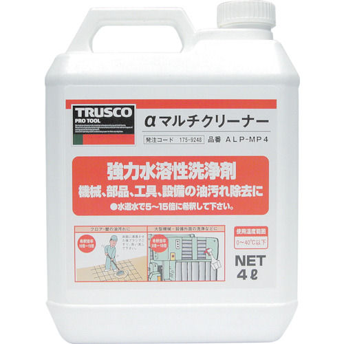 ＴＲＵＳＣＯ　αマルチクリーナー　４Ｌ＿