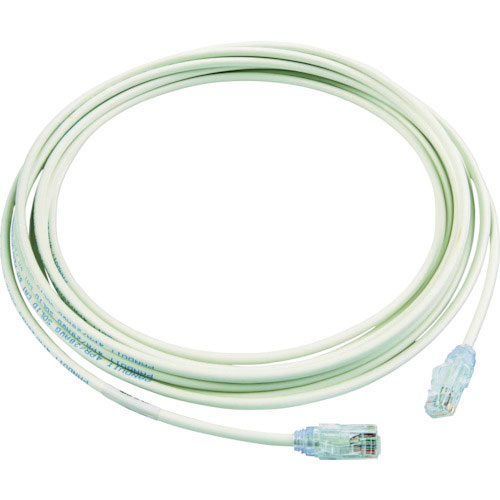 パンドウイット　カテゴリ６Ａ細径パッチコード　５ｍ　オフホワイト＿