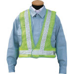 つくし　フォーシーズンチョッキ　蛍光ライムイエロー＿