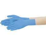 テイジン　ニトリル手袋　粉付　青　Ｍ　（１００枚入）＿