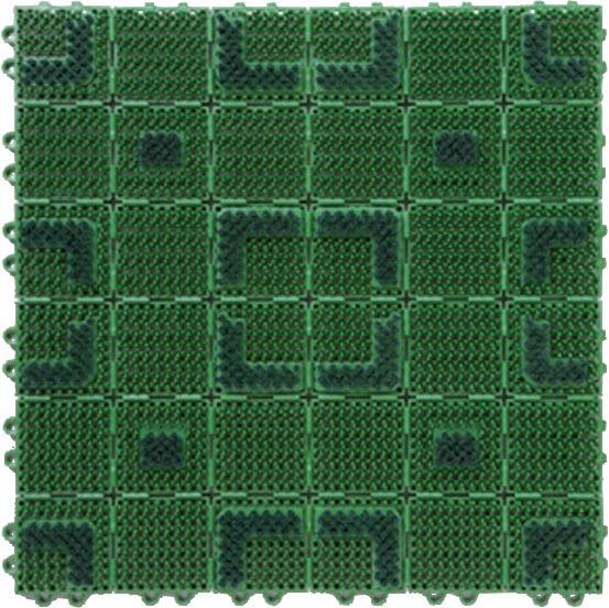 エバックニューブラシハードマット４５（本駒）グリーン