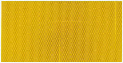 ＴＲＵＳＣＯ　超高輝度反射シート　プリズム型　２２７ｍｍＸ２２７ｍｍ　黄＿