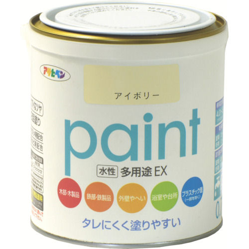 アサヒペン　水性多用途ＥＸ０．７Ｌ　アイボリー＿