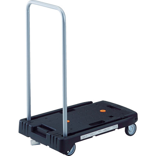 ＴＲＵＳＣＯ　樹脂台車　こまわり君　省音Ｇ車輪　６００Ｘ３９０　ブラック　樹脂ストッパー付＿