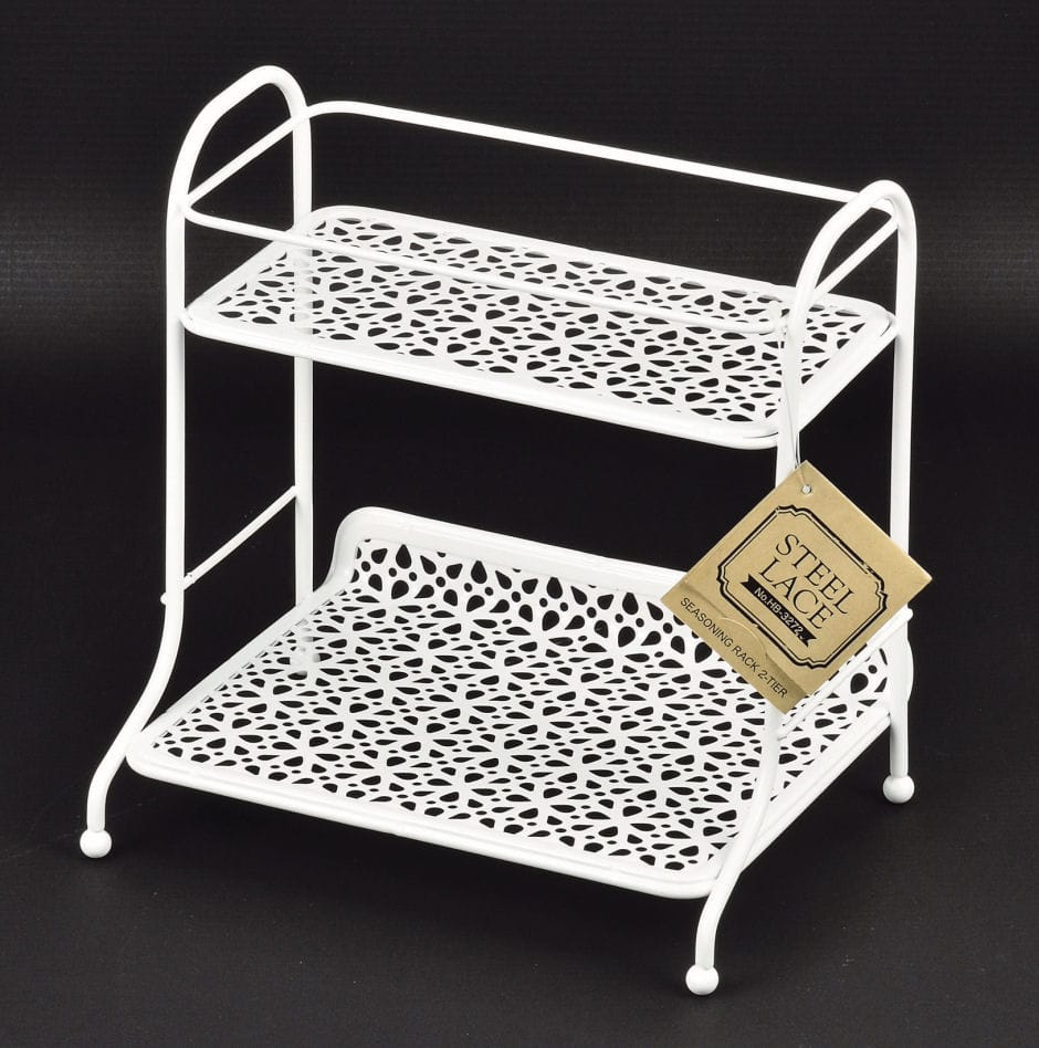 スチールレース　調味料ラック２段