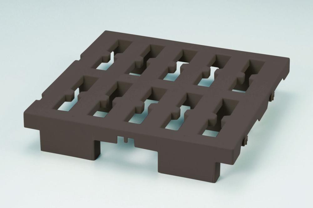 マルチパレット　ハーフ　ブラウン　幅３７．５×奥行３８×厚み７ｃｍ