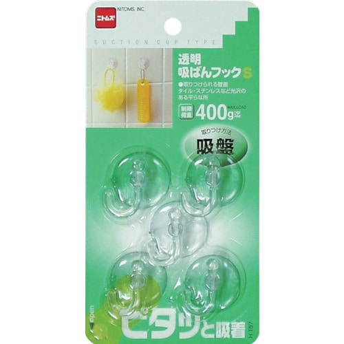 ニトムズ　透明吸ばんフックＳ＿