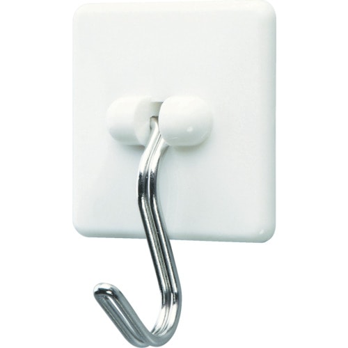 オート　特殊吸着シート自在フック白（２個パック）＿