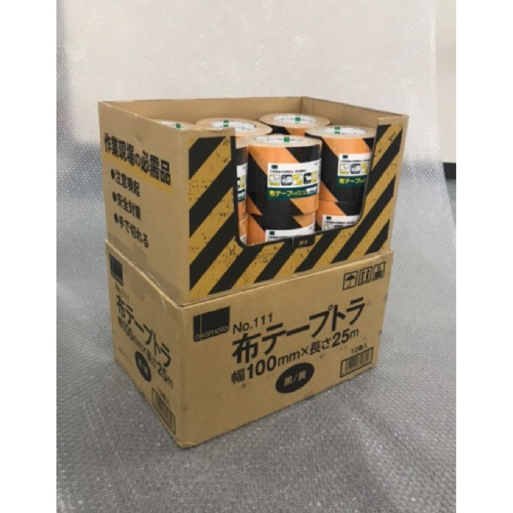 オカモト　布テープ（トラ）１００ミリ×２５ｍ