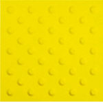 光　点字マット　警告タイプ小　３００角＿