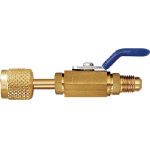 アサダ　ボールバルブ　１／４　メス×１／４　オス＿