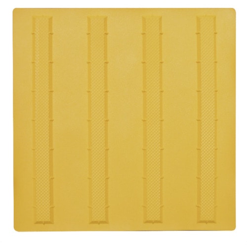 ＴＲＵＳＣＯ　点字マット屋外用　３００角ラインタイ＿