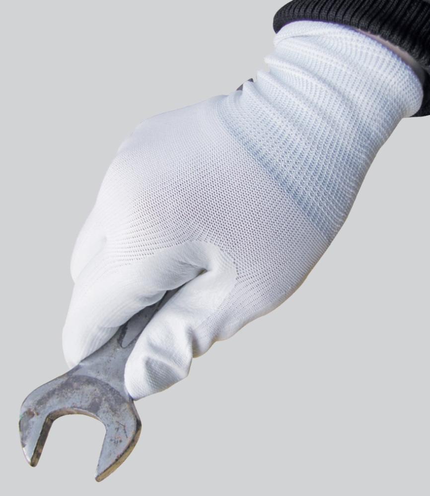 你的品牌名　Ｋ＋ＷＯＲＫＳ　ニトリル背抜き手袋　３双パック　Ｓ