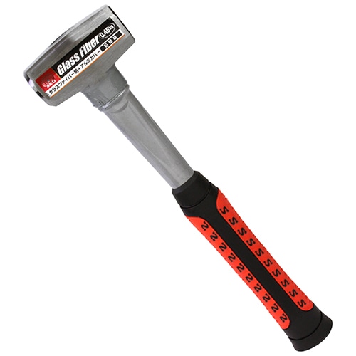 ＳＫ１１　ファイバーグラス柄石頭槌　０．４５ｋｇ