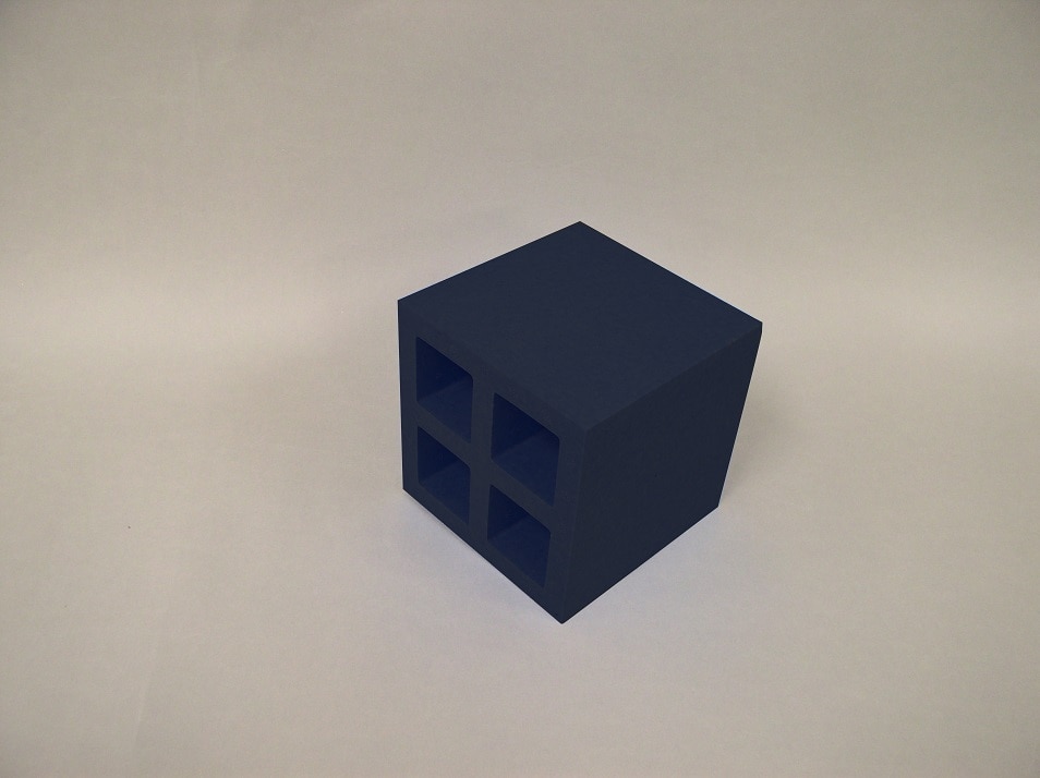 発泡　キューブロック＃１５０　１５０×１５０×１５０ｍｍ　ブラック