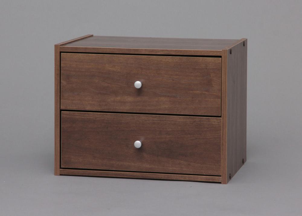 スタックボックス引出付き　ブラウン　ＳＴＢ－４００Ｈ