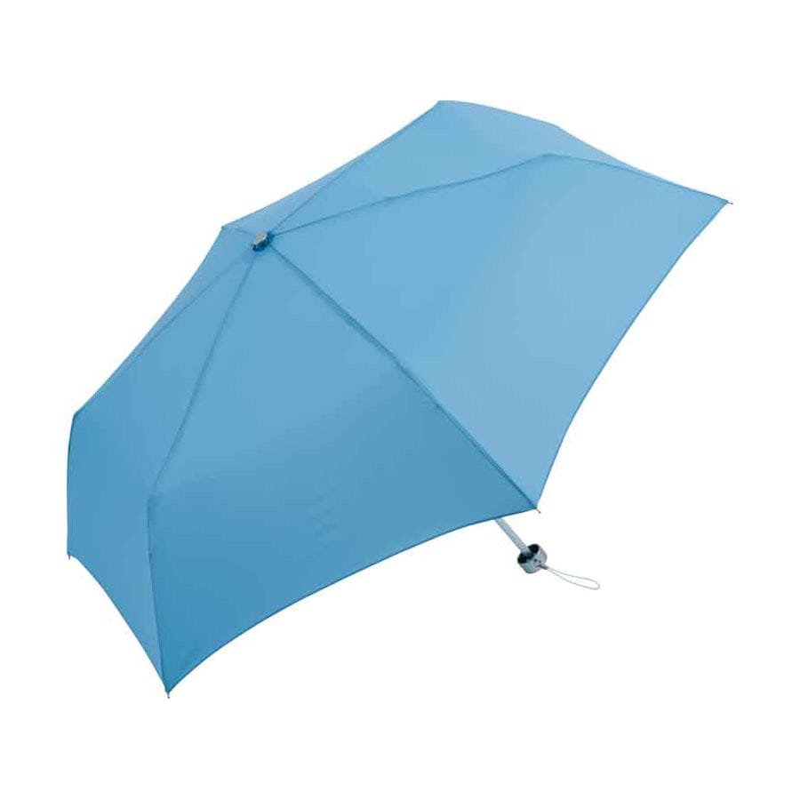 ５５ｃｍコンパクトミニ傘　無地　サックス