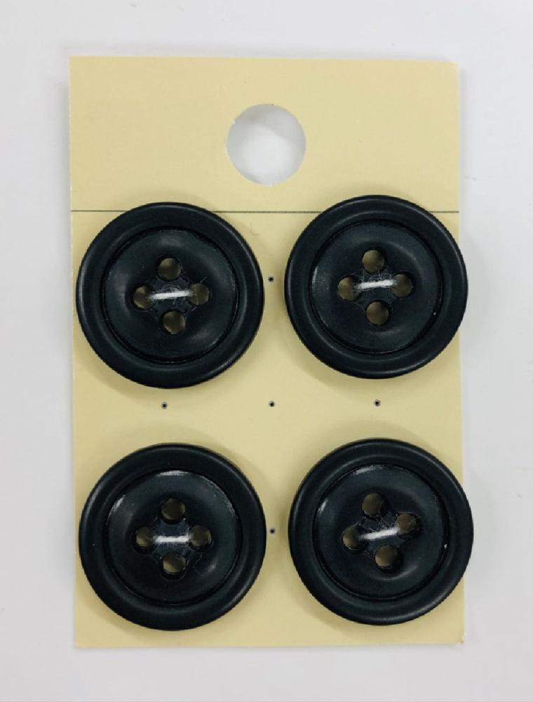 ボタン１９ｍｍ　黒　１０７５