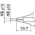 白光　ノズル　０．６ｍｍ＿