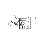 白光　こて先　２ＢＣ型　面のみ＿