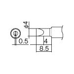 白光　こて先　４Ｄ型＿