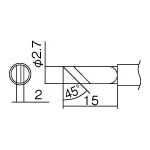白光　こて先　Ｋ型＿