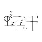 白光　こて先　５．２ＤＬ型＿