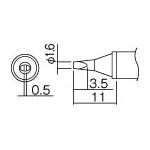 白光　こて先　１．６ＷＤ型＿
