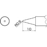 白光　こて先　０．５Ｂ型＿
