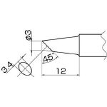 白光　こて先　３ＢＣ型＿
