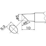 白光　こて先　５Ｃ型＿