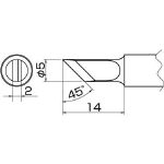 白光　こて先　Ｋ型＿