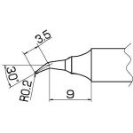 白光　こて先　０．２ＲＳＢ型＿