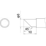 白光　こて先　６Ｃ型＿