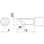 白光　こて先　Ｋ型＿