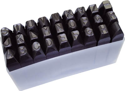 ＴＲＵＳＣＯ　逆英字刻印セット　５ｍｍ＿
