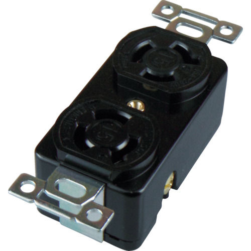 アメリカン電機　引掛形　複式埋込コンセント　接地２＿