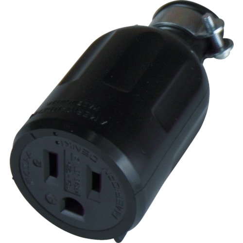 アメリカン電機　平刃形　ゴムコネクタボディ　接地２＿