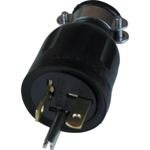 アメリカン電機　平刃形　ゴムプラグ　接地２Ｐ２０Ａ＿