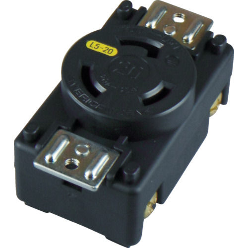 アメリカン電機　引掛形　パネル用コンセント　接地２＿