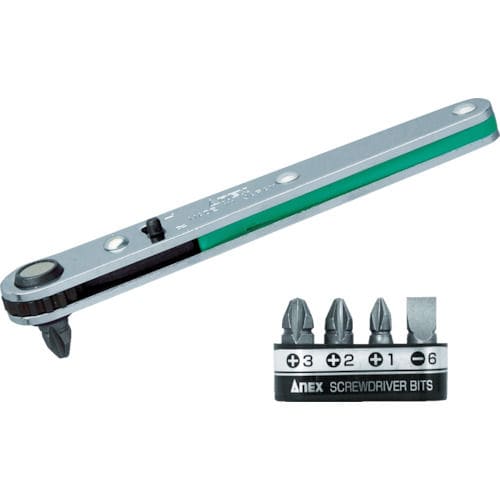 アネックス　ストレート型オフセットラチェットドライ＿