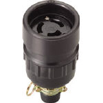 明工　引掛防水コネクターボデー３Ｐ＿